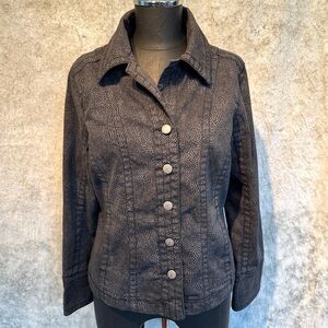 Live a Little Jacket Black & Grey - PM